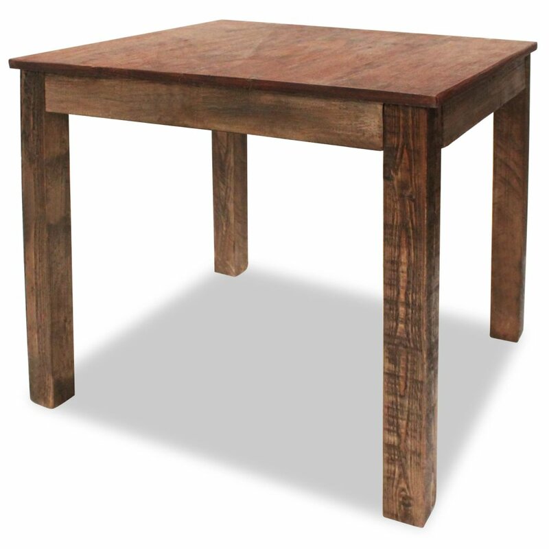 Millwood Pines Dining Table Solid Reclaimed Wood Reviews Wayfair